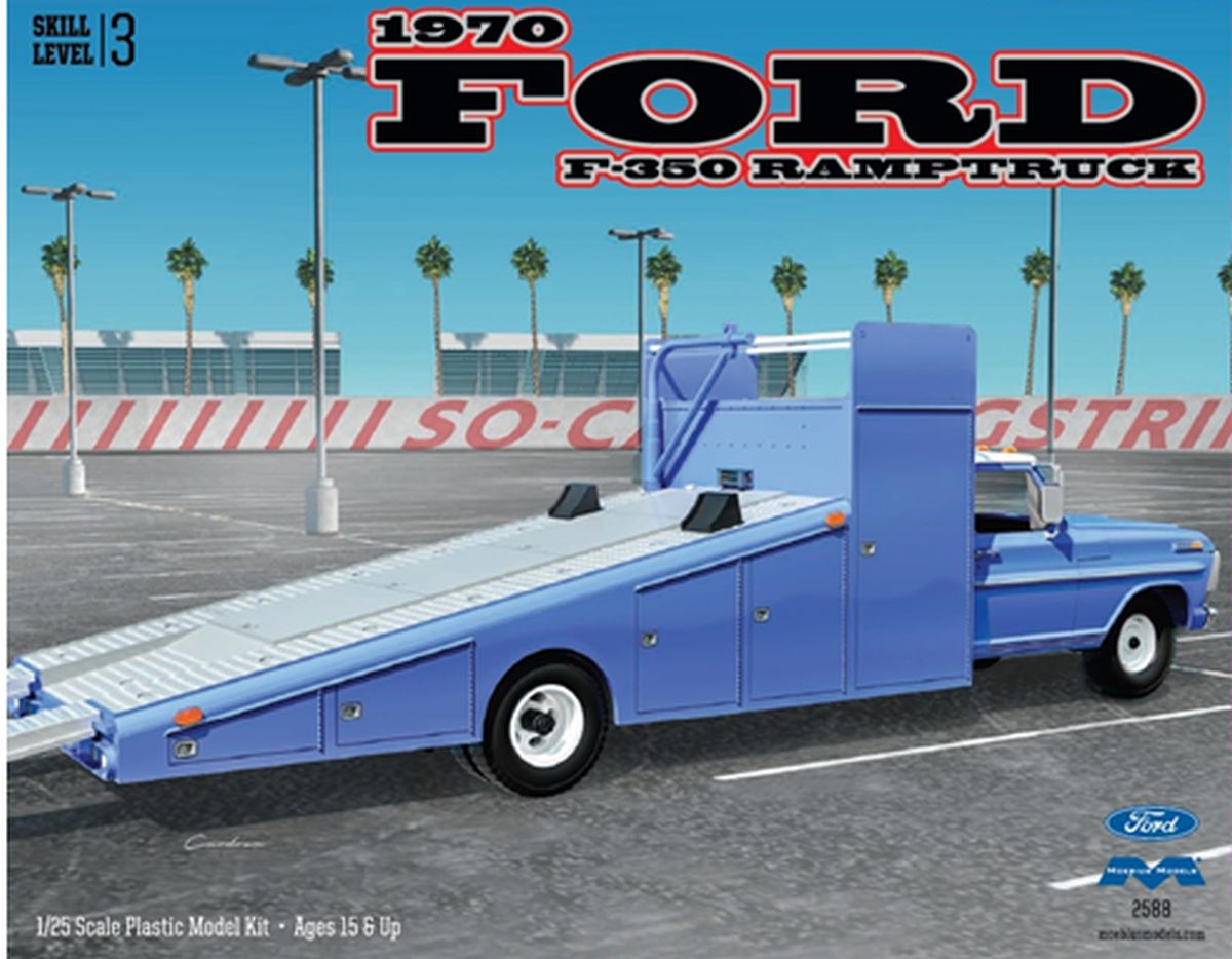 Moebius Models 1/25 1969 Ford F350 Ramp Truck